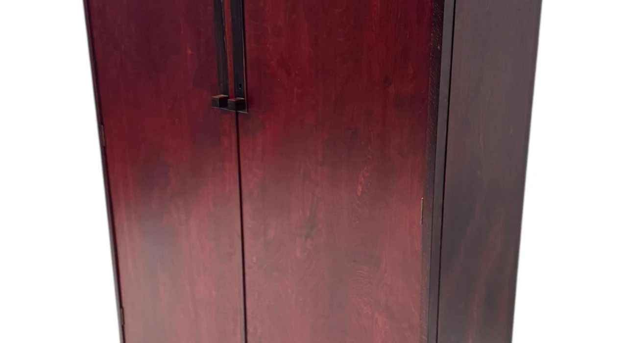 Art Deco Modernist Armoire by A.H. Jansen for L.O.V. Oosterbeek, 1920s